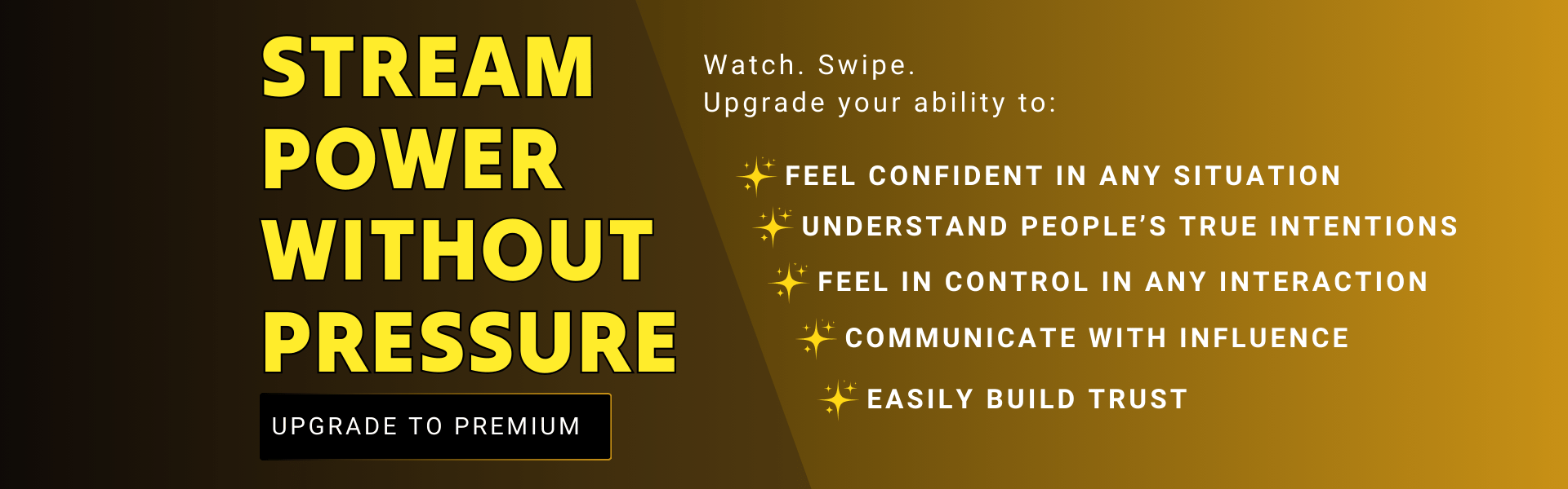 Upgrade to Premium Banner